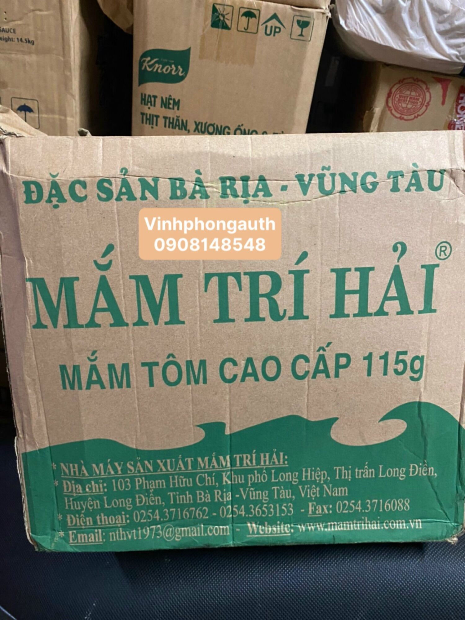 Mắm tôm Trí Hải dạng chai 115gr