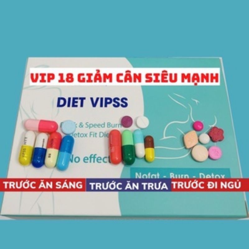 Giảm cân VIP 18 YANHEE 1 tuần