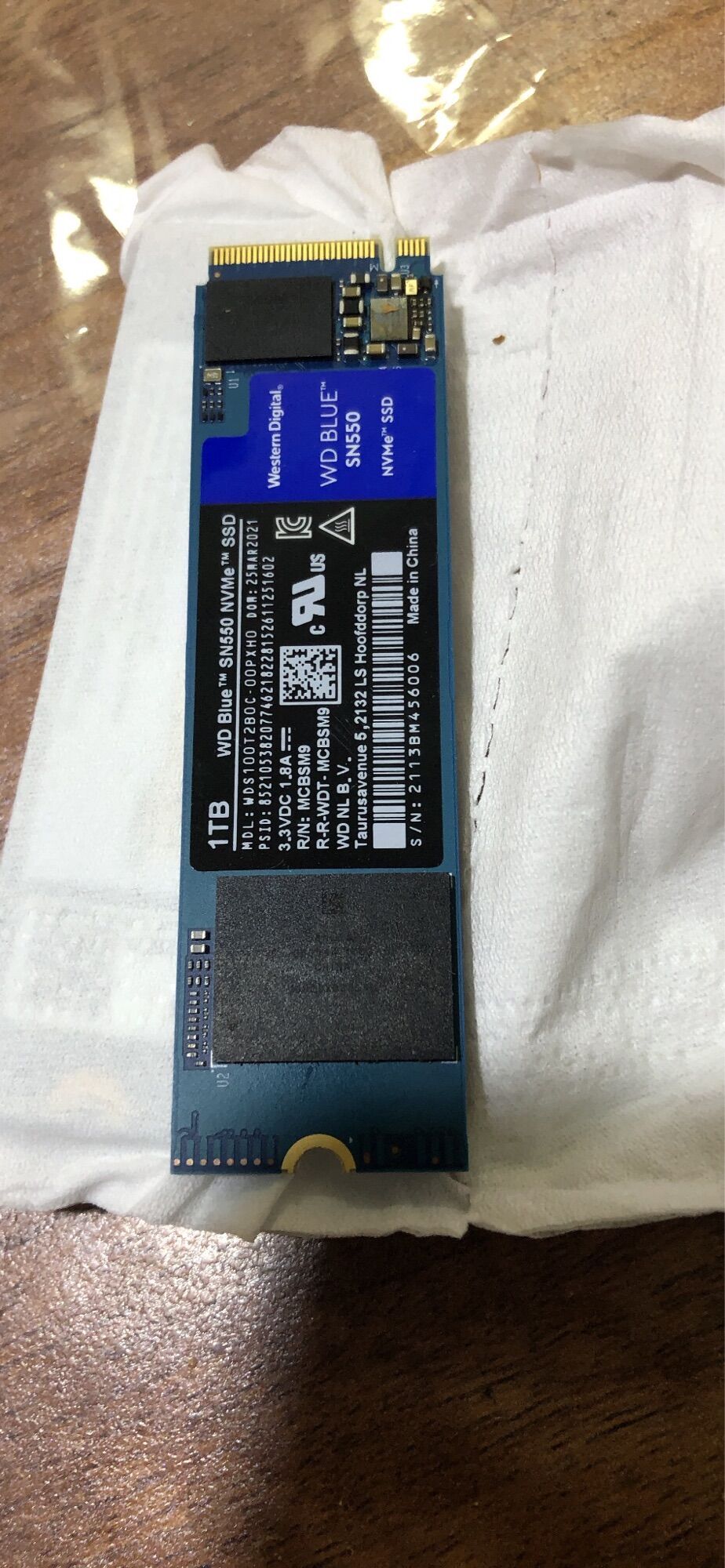 Ổ cứng SSD NVME 1T WD blue