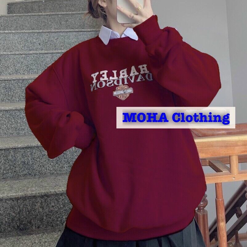Áo sweater ‼️freeship‼️sweater nỉ form unisex nhiều màu