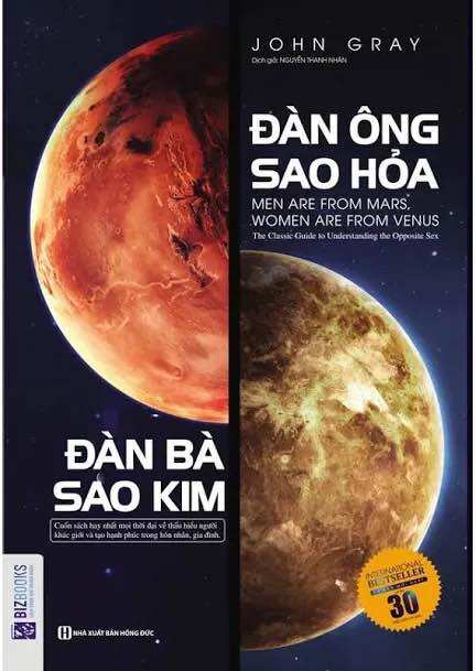 Đàn Ông Sao Hỏa Đàn Bà Sao Kim (tái bản mới nhất)
