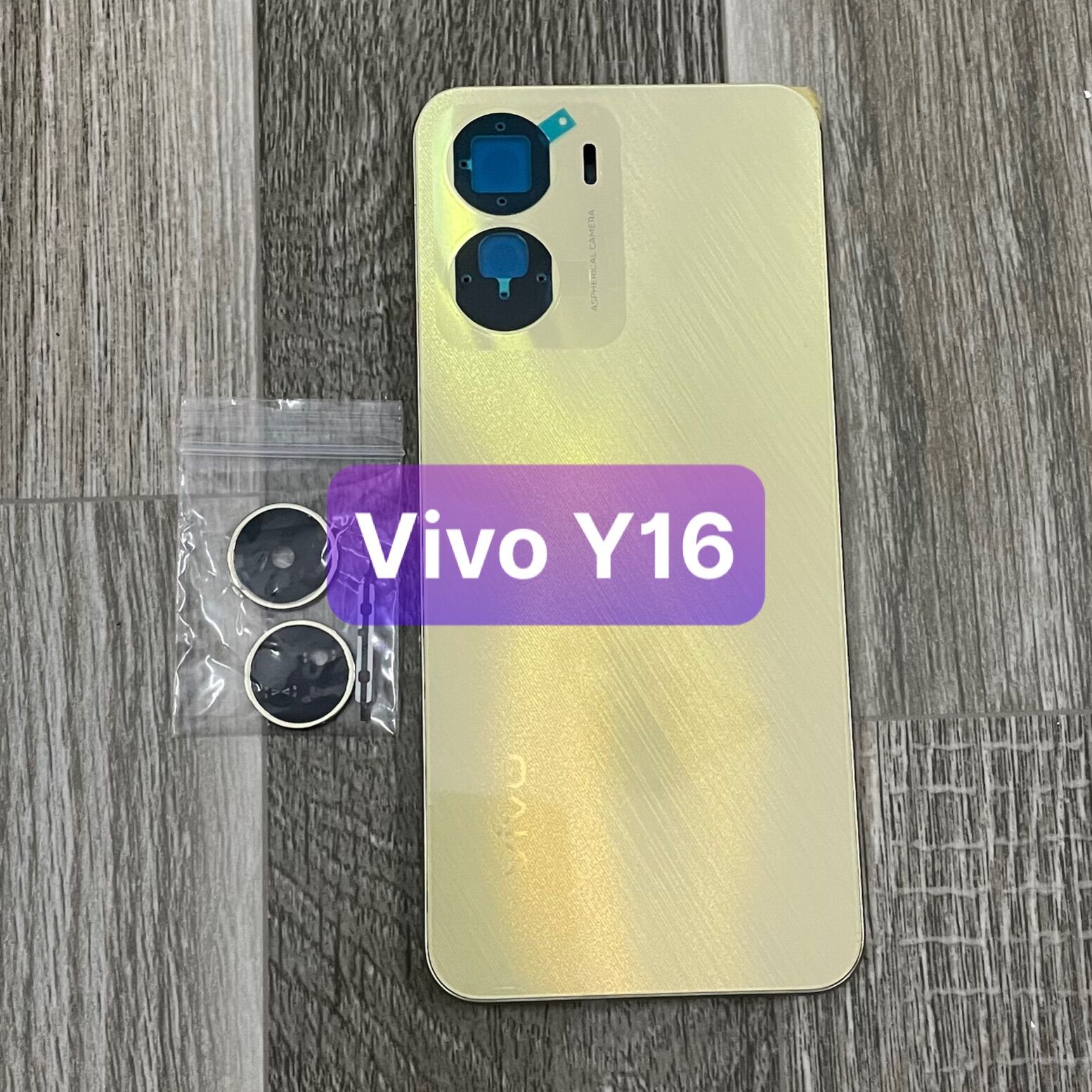 Bộ vỏ vivo Y16 ,kèm khay sim,phím âm lượng,kính camera