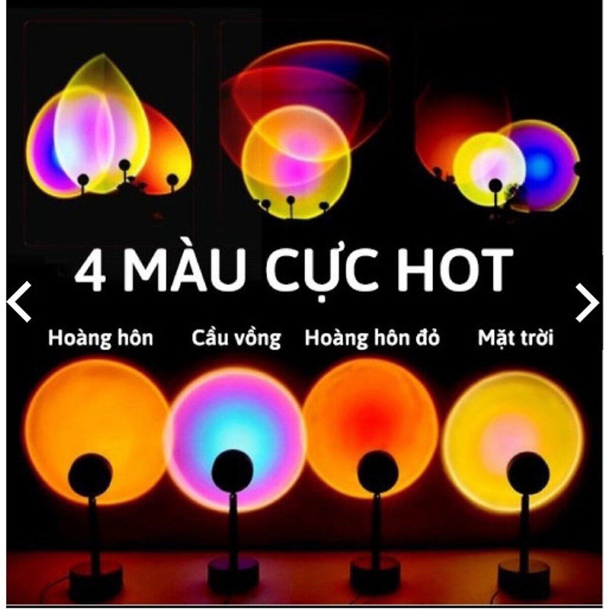 Đèn led hoàng hôn ( cầu vồng ,mặt trời ) siêu hot tiktok