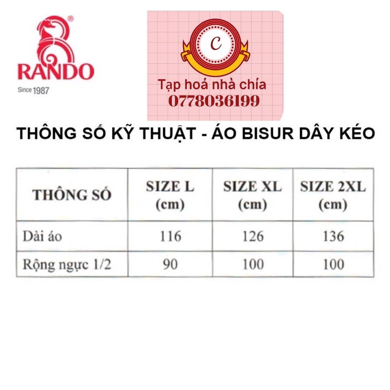 ÁO MƯA DÂY KÉO CAO CẤP RANDO ( sỉ ib)