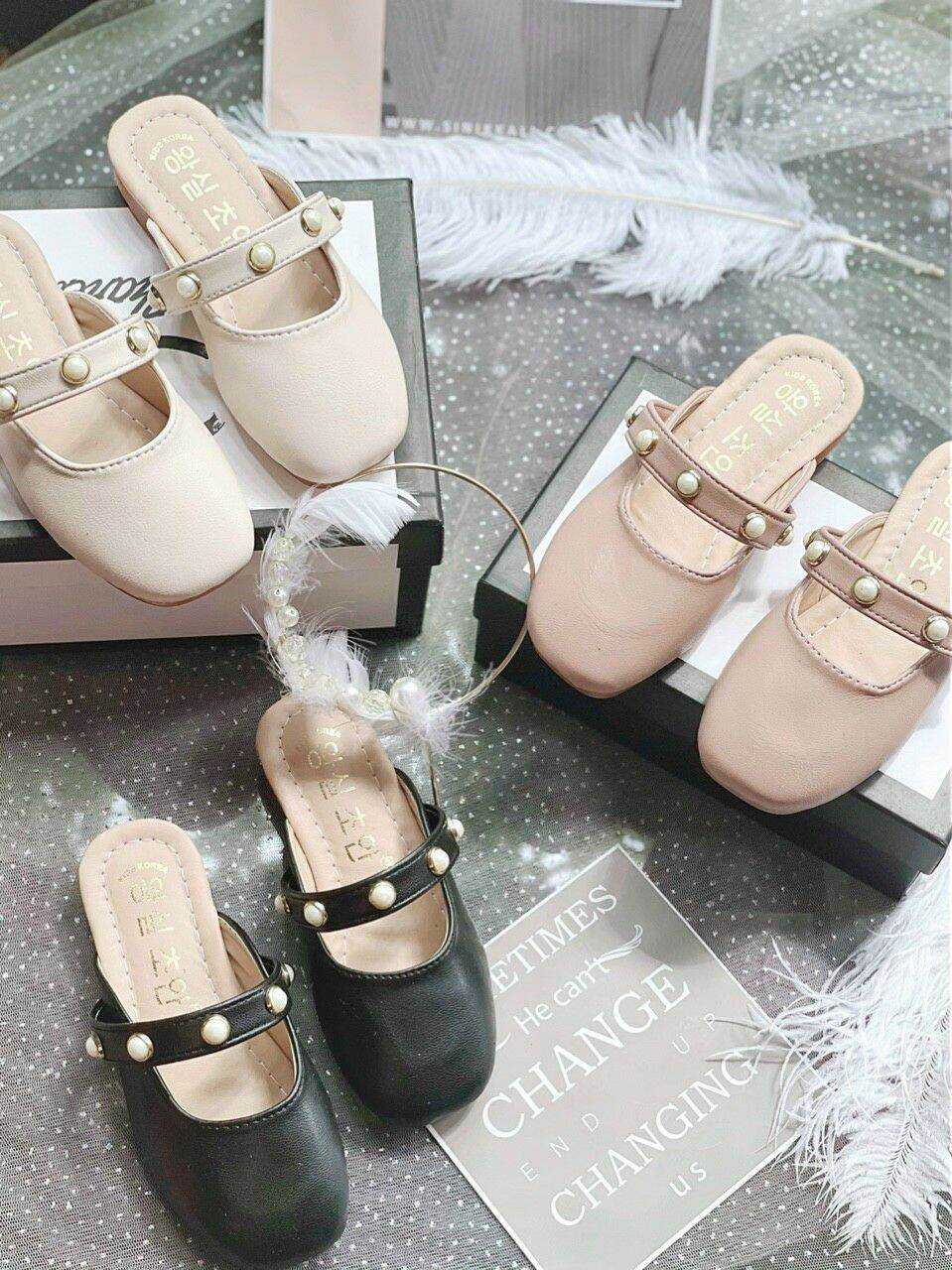 Dép sục cho bé gái_Sục trẻ em khóa ngọc đẹp 2 Tuổi_10 tuổi
