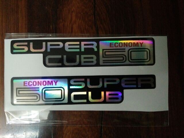 Bộ tem dán Super Cub 50 phản quang New hàng nhập Thái Lan chất lượng cao