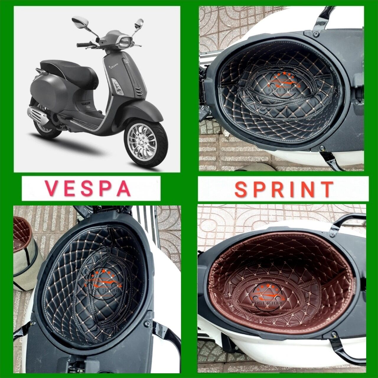 Lót cốp cách nhiệt Vespa*Print ( 2015 - 2022 )