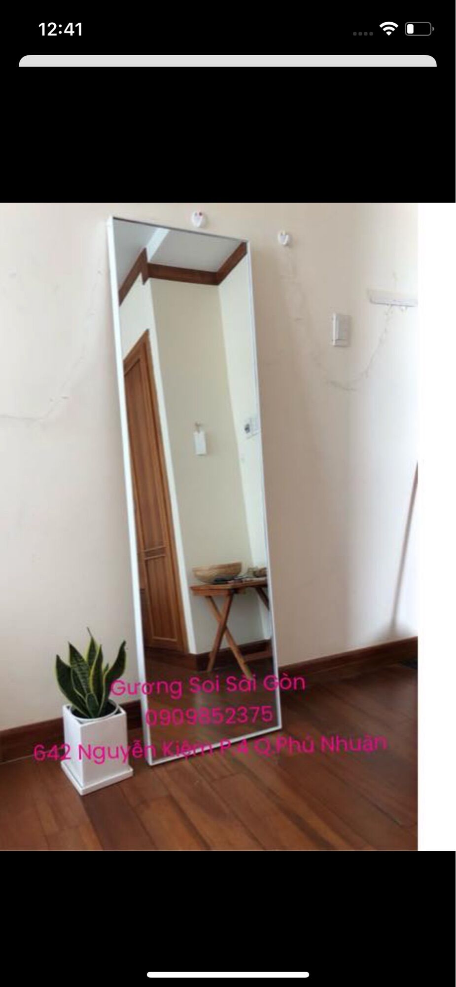 Gương soi toàn thân tràn viền, gương shop, viền siêu mỏng