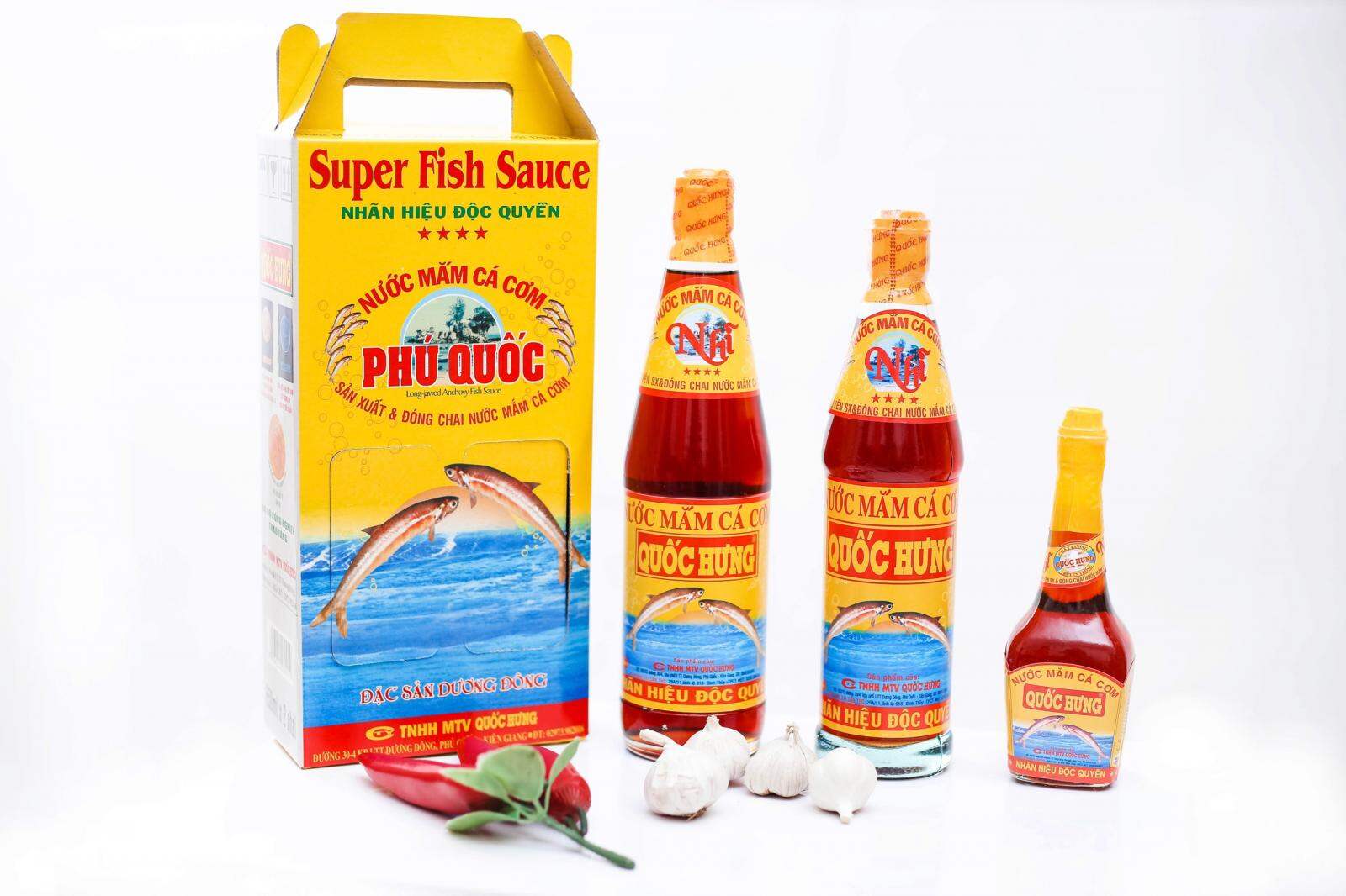 Nước mắm cá cơm Phú Quốc Quốc Hưng 500ml