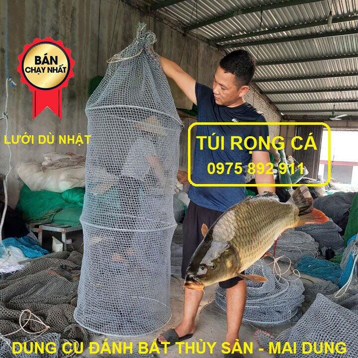 Túi rọng cá đi cân dành cho các cần thủ ( dài 1m, rộng 60cm )