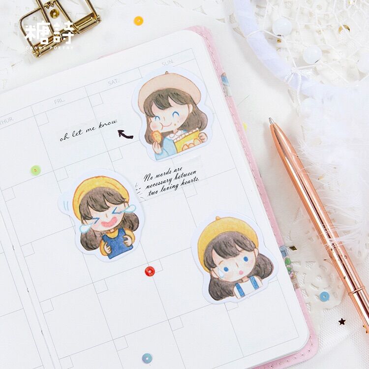 HỘP 46 STICKER CÔ GÁI