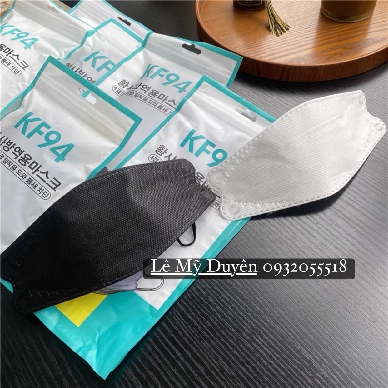 Khẩu trang kf94 hàng nhập khẩu kháng khuẩn chống bụi mịn