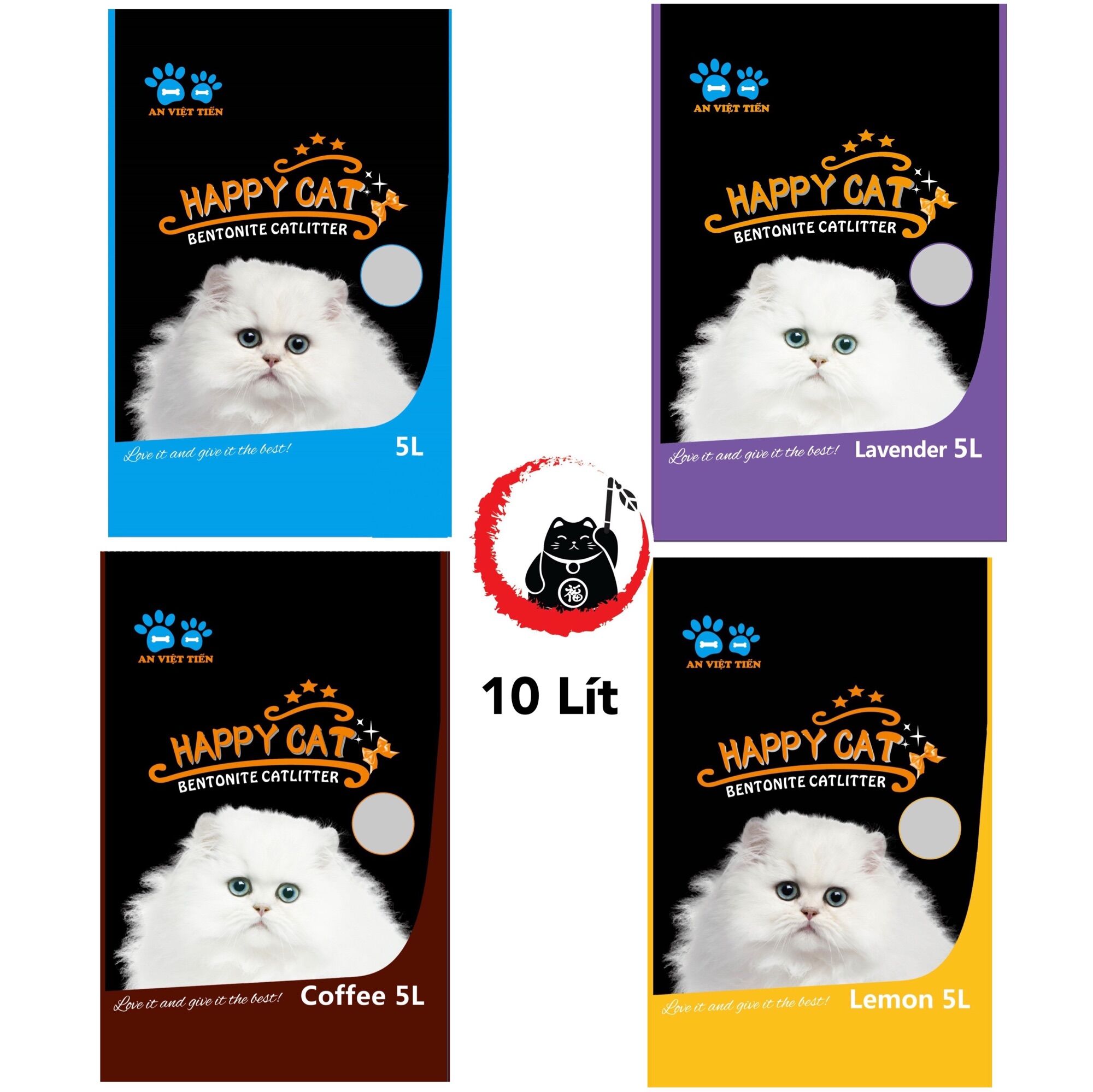 Cát vệ sinh Happy Cat 10 lít