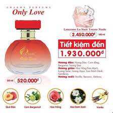 [HCM] nuoc hoa Only love 100ml