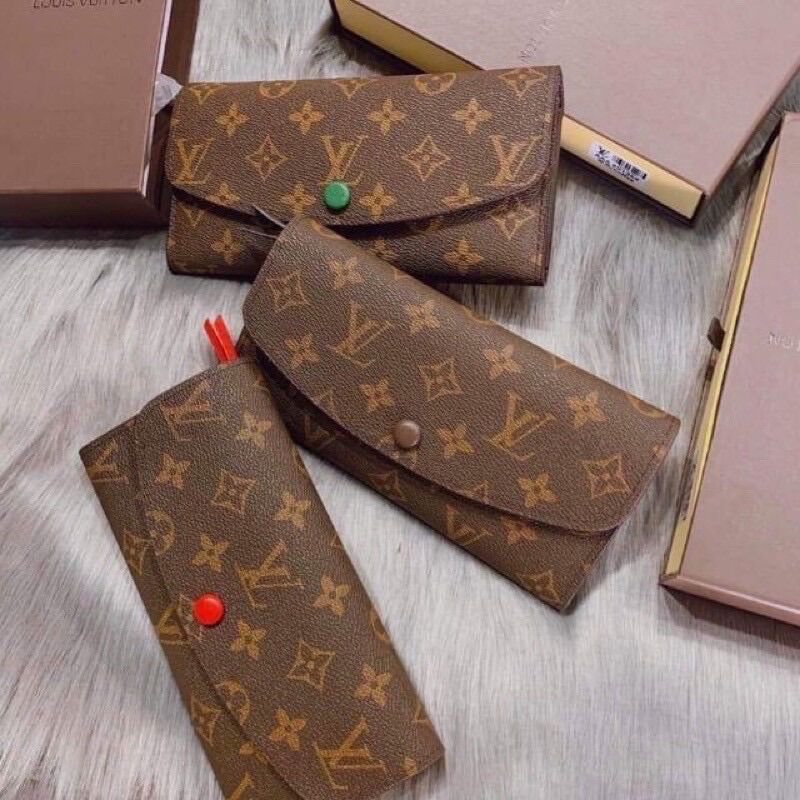Ví nữ dài cầm tay cúc màu fullbox tina bags hỏa tốc