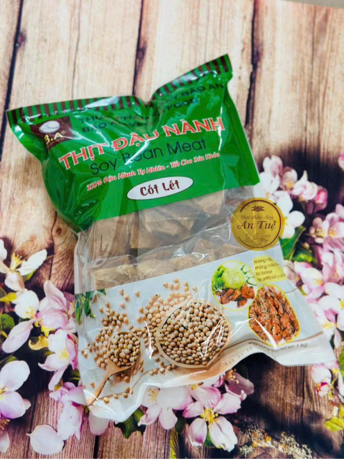 1kg thịt đậu nành cốt lết chay Bảo An/ hàng ngon cao cấp/ TPC AN TUỆ Giá  45,000 Đồng*Miễn phí vận chuyển