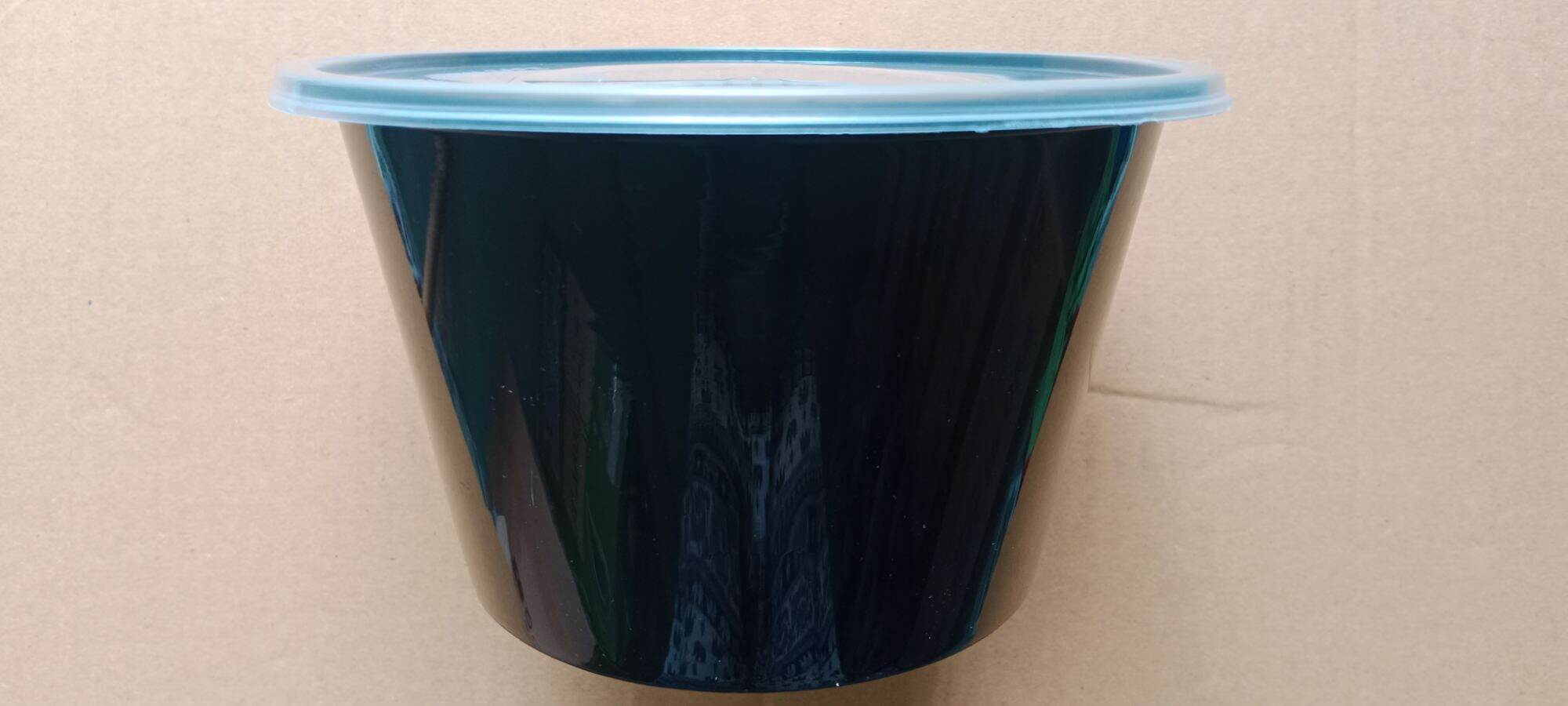 Lốc 50 thố nhựa tô nhựa đen 1000ml
