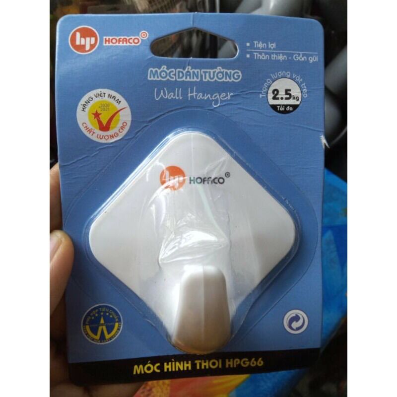 Combo 10 móc dán tường hình thôi HPG66 Hofaco