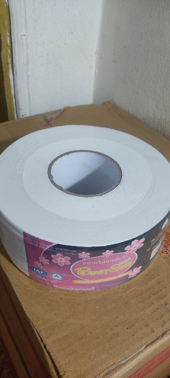 [HCM][sale]Giấy vệ sinh Cuộn lớn Best Silk 900gr, Best Sort 700gr- Chuẩn