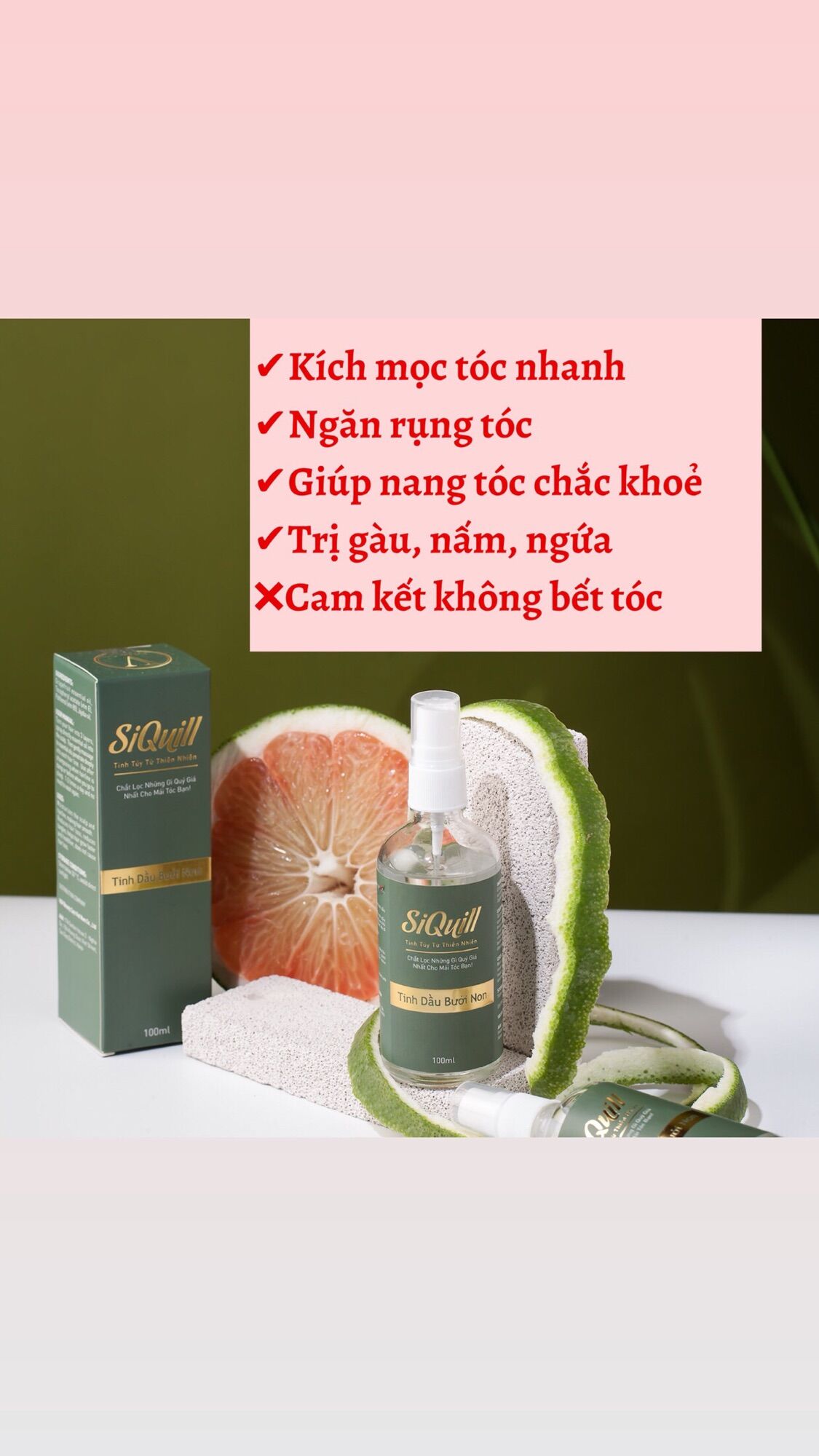 Tinh dầu bưởi non siquill