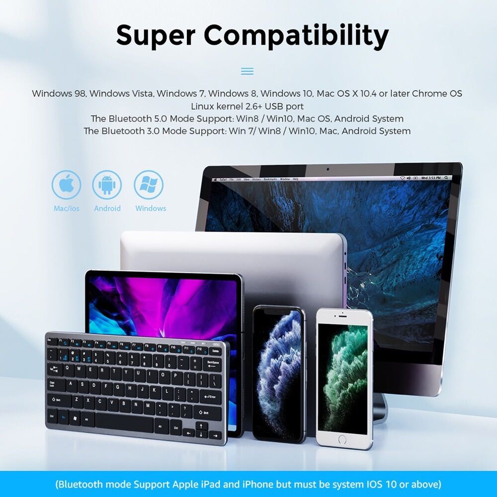 Bàn phím không dây Bluetooth