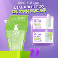 Gel rửa mặt không có xà phòng, làm sạch và loại bỏ tế bào da chết SVR SEBIACLEAR Gel Moussant dạng túi 400ml