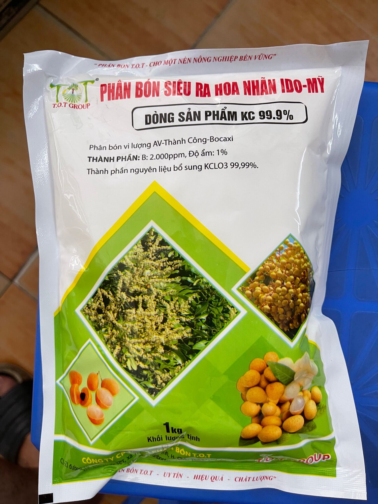 Siêu ra hoa nhãn ido tot 1kg