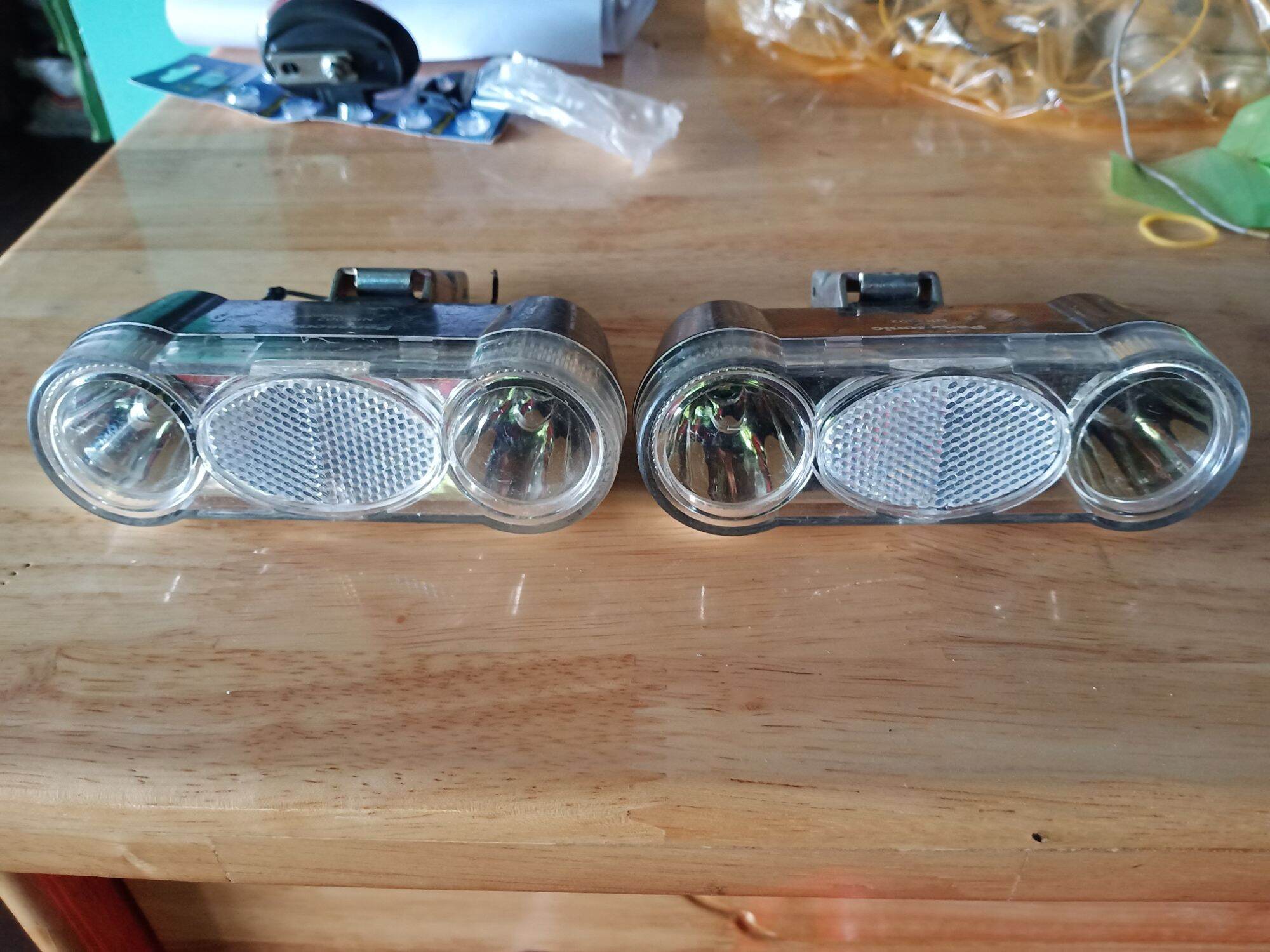 Đèn led pass bội xe đạp nhật panasonic 2 bóng sáng đẹp 6v