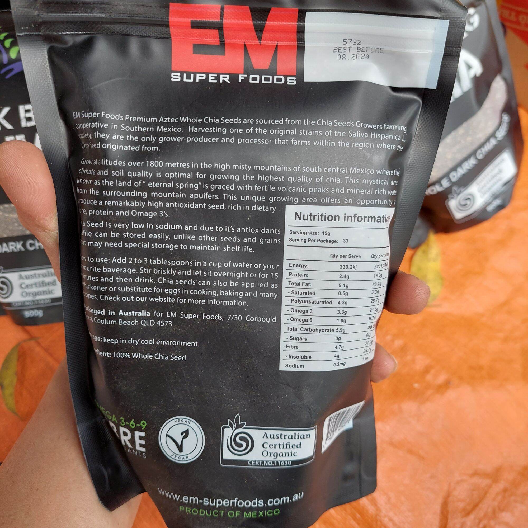 Hạt CHIA Australian gói 500g