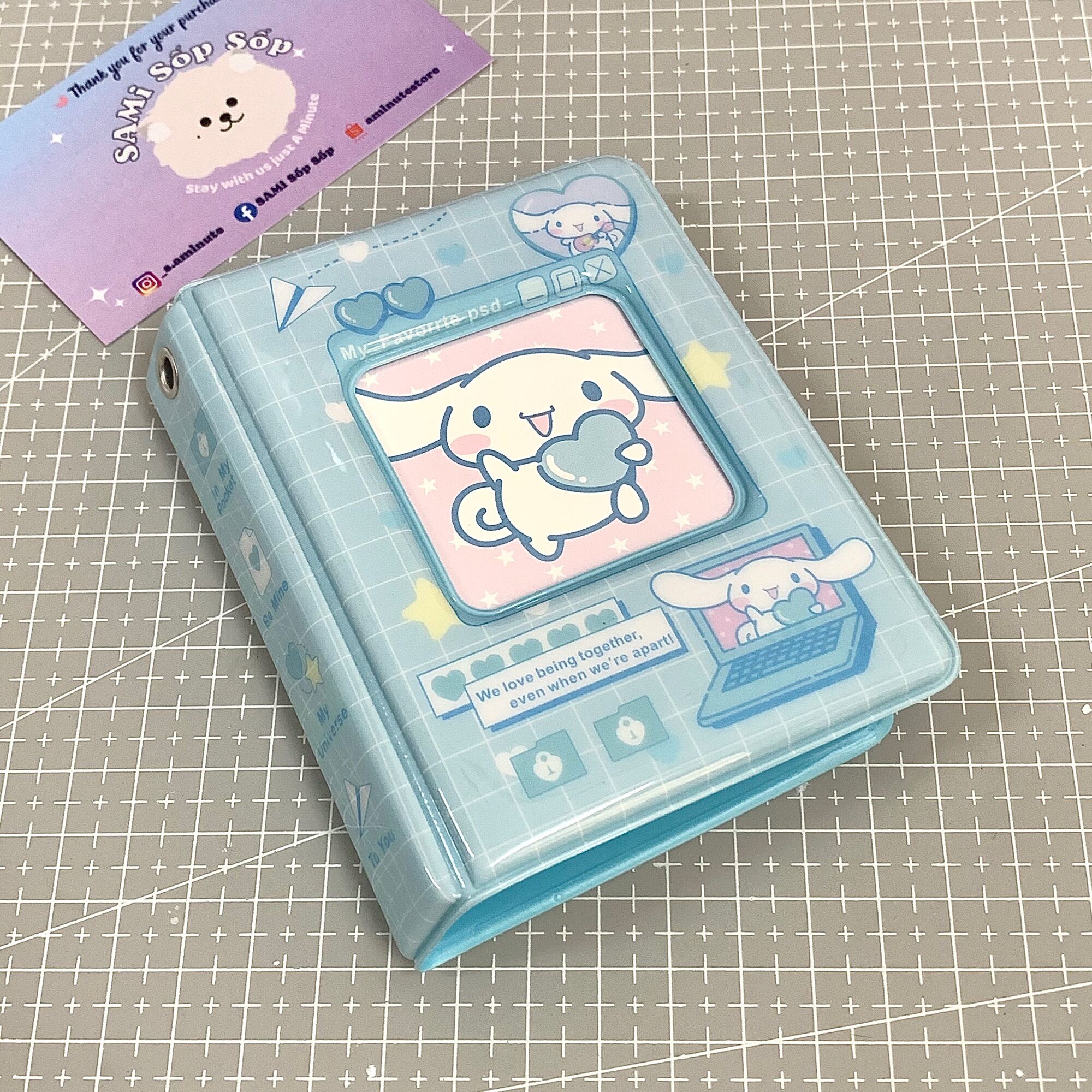 Collect book 1 ô sheet PVC sổ đựng card album ảnh mini 6x9