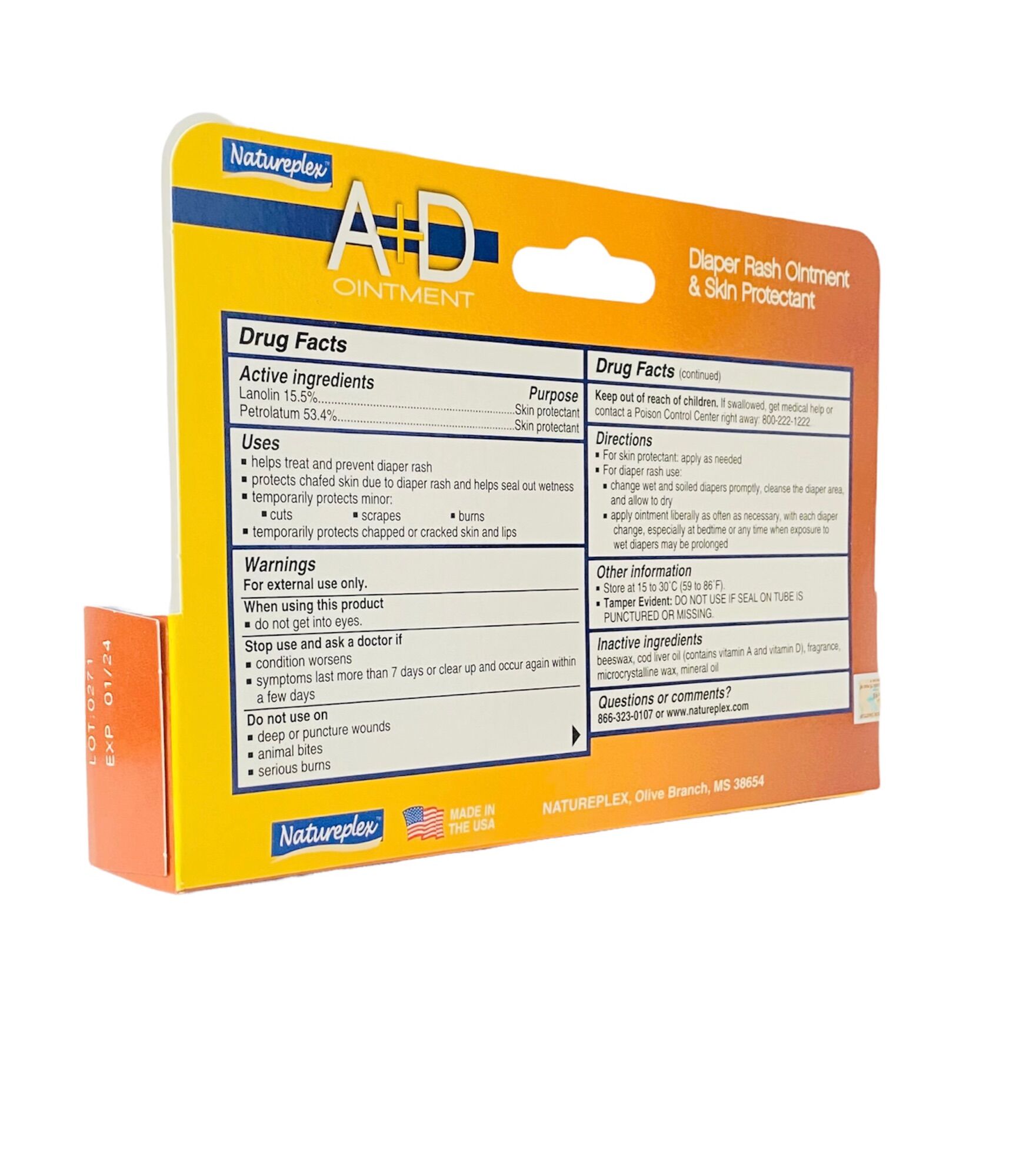 A&D ointment- giúp làm giảm và ngăn ngừa hăm tả