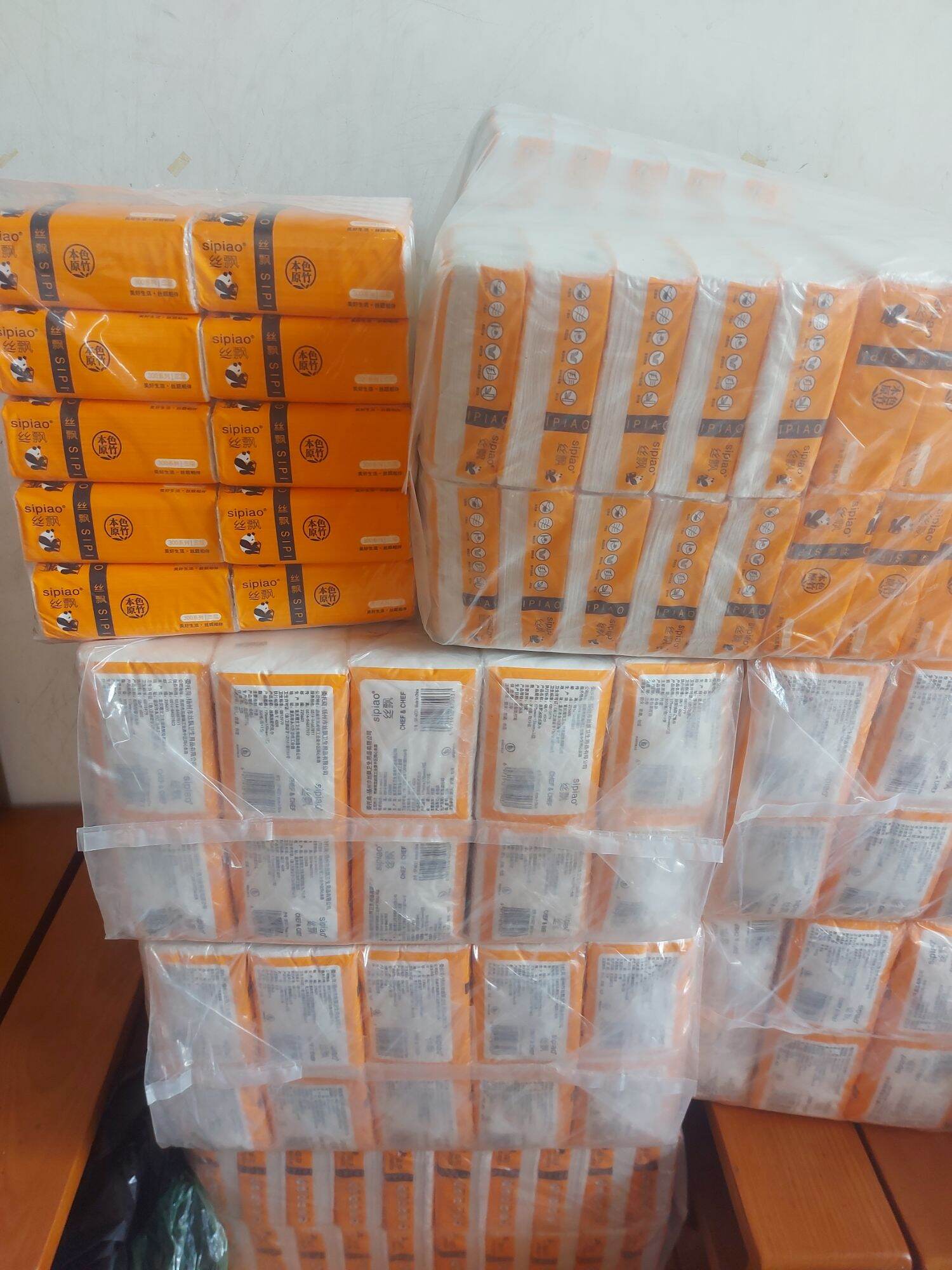 combo 10 gói giấy gấu trúc (giấy trắng)