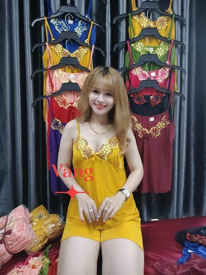 Bộ đùi thun lạnh 2 dây phối ren hoa sexy