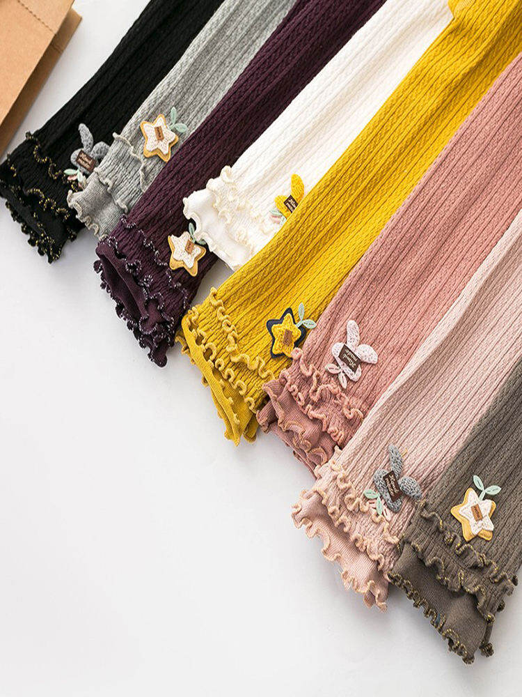 Quần Tất Cotton Nguyên Chất Cho Bé Gái Mùa Xuân Thu Mỏng Ngoài Trời Quần Tất Công Chúa Cho Bé Gái Quần Tất Liền Thân