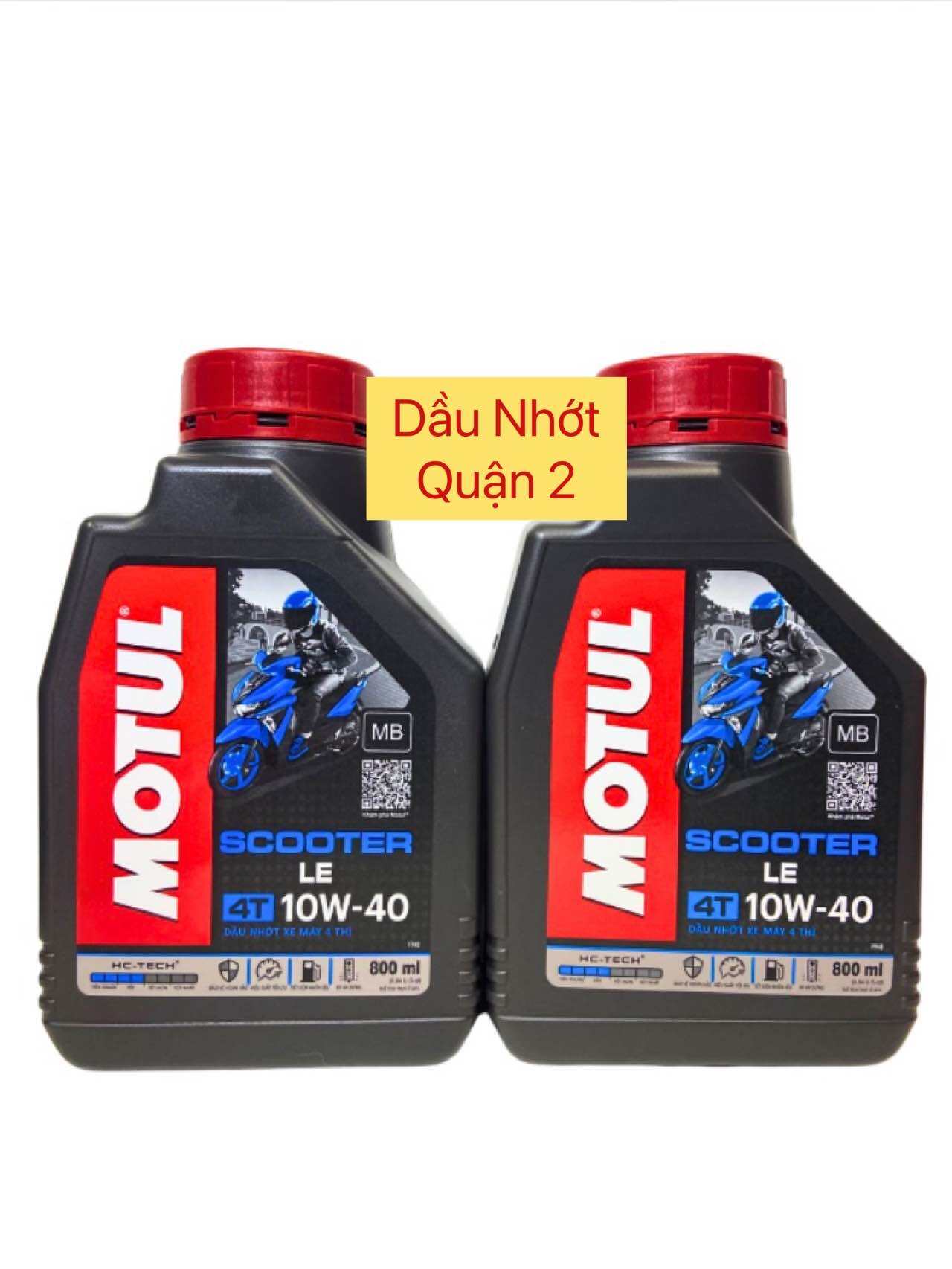 Combo 2 chai motul scooter le - 10w40 - 800ml