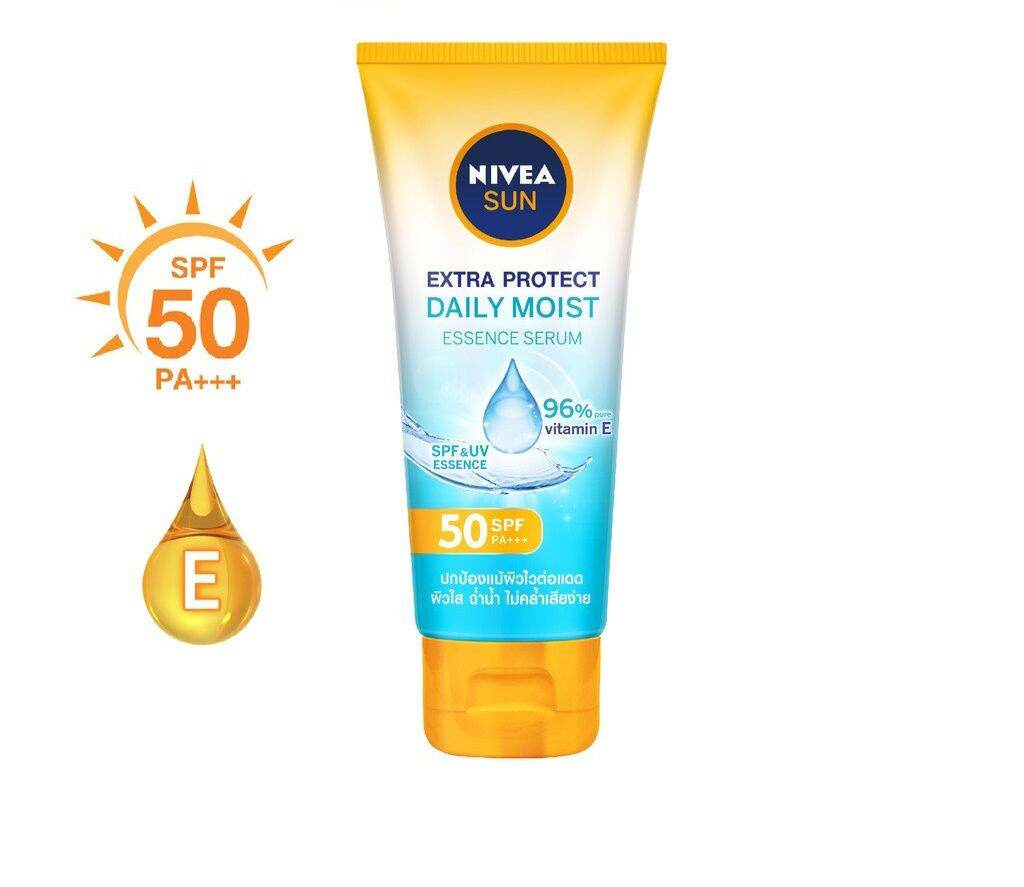 Serum chống nắng & dưỡng thể toàn thân nivea spf50 pa+++ 180ml