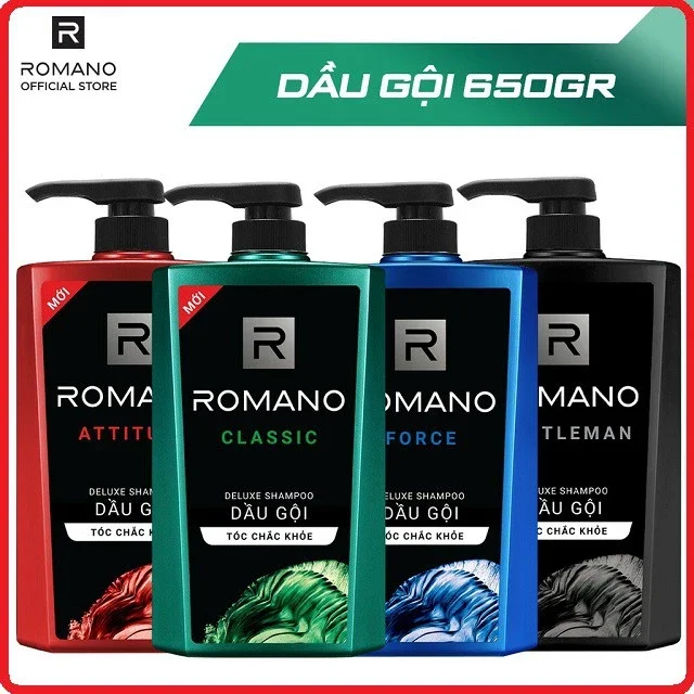 dầu gội romano classic 650ml