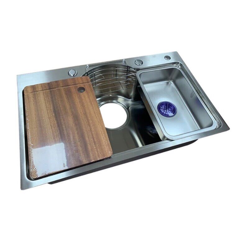 Chậu một hố phong cách Hàn Quốc nhập khẩu kt : 75x46x23cm