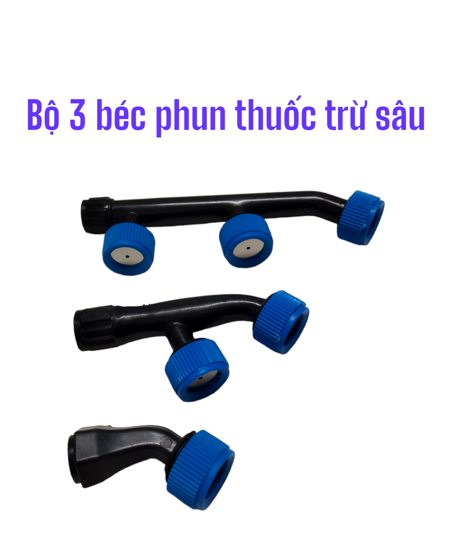 bộ 3 béc phun thuốc trừ sâu 1_2_3 .