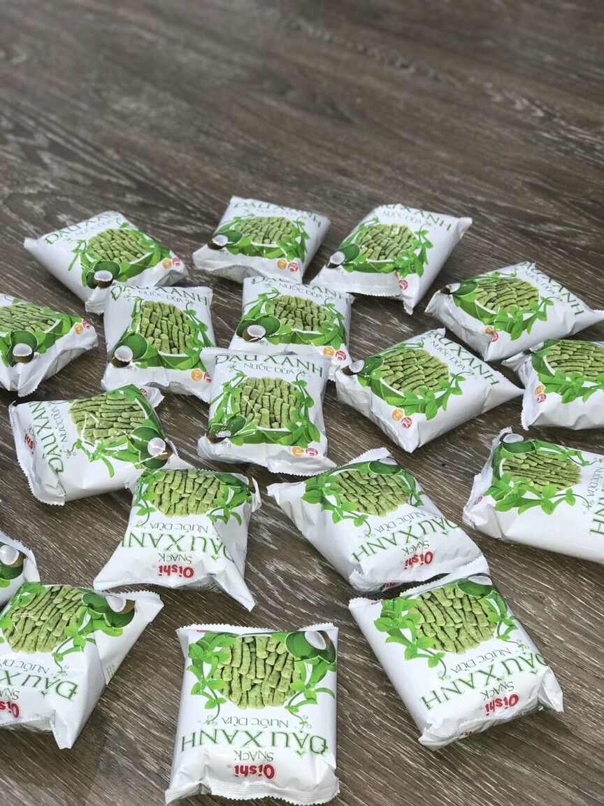 10 gói oshi đậu xanh nước dừa
