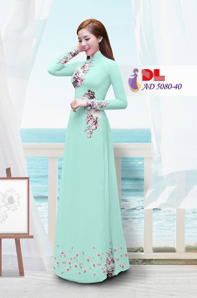 [HCM]Vải áo dài in hoa