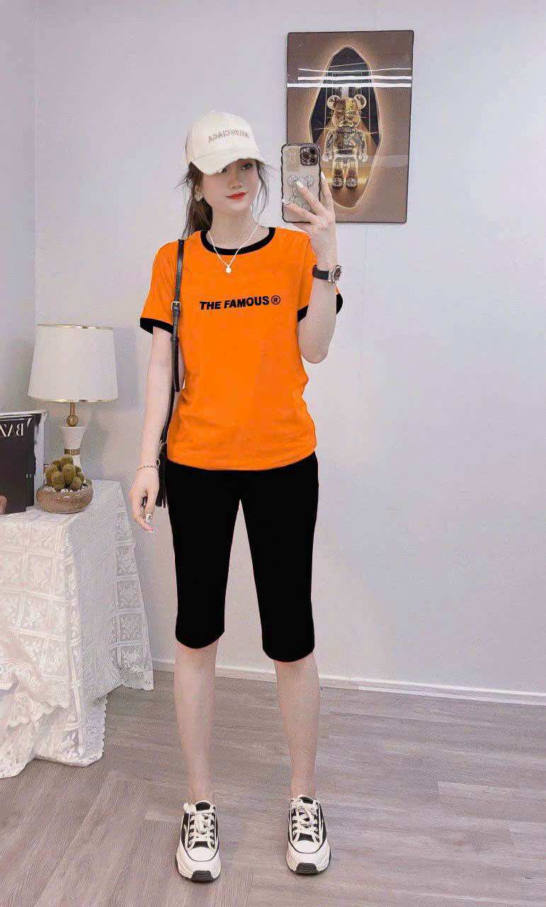 Sét bộ lửng nữ thun cotton thêu cao cấp