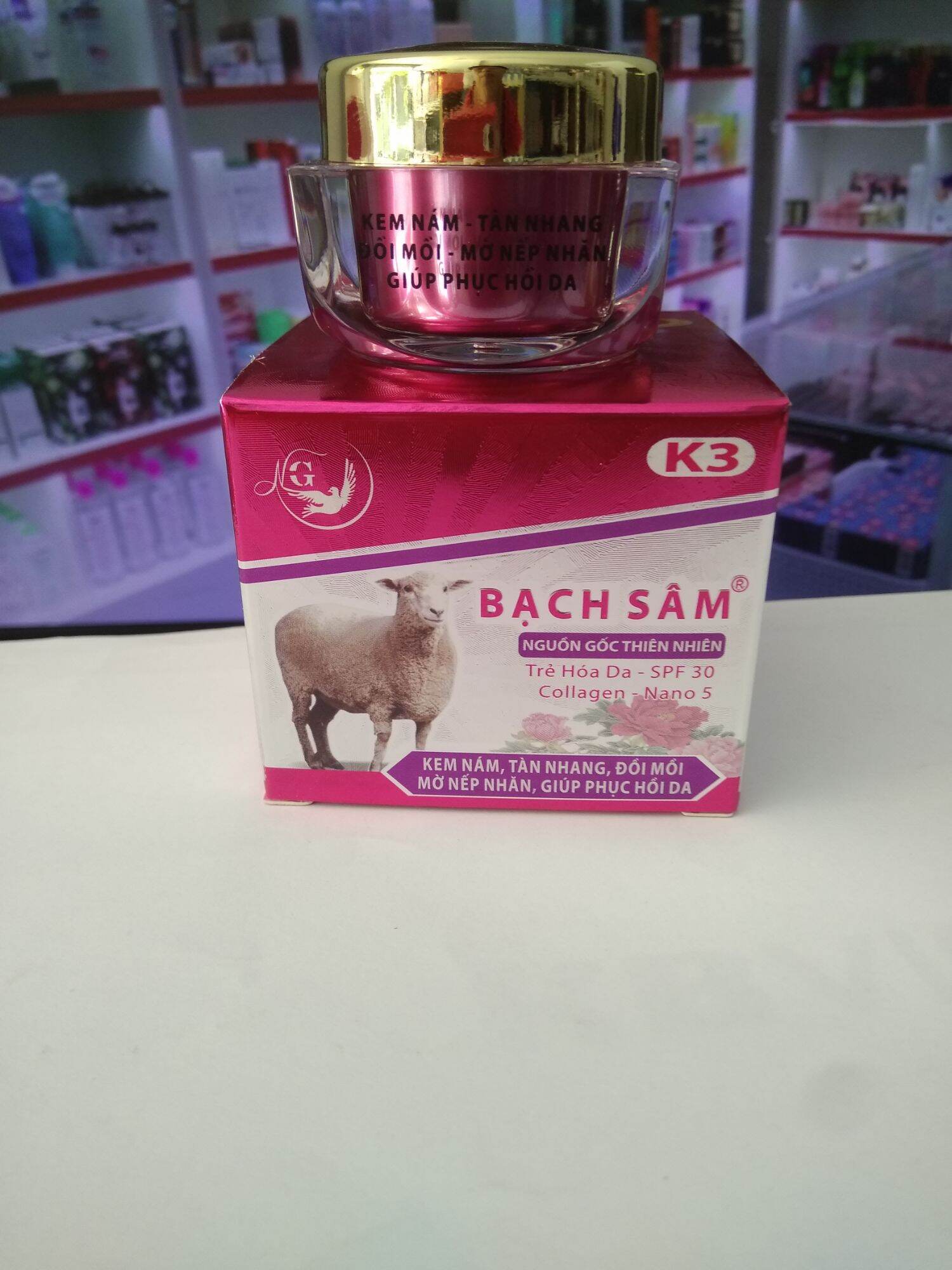 Kem Bạch Sâm Nám Tàn Nhang Đồi Mồi 18G