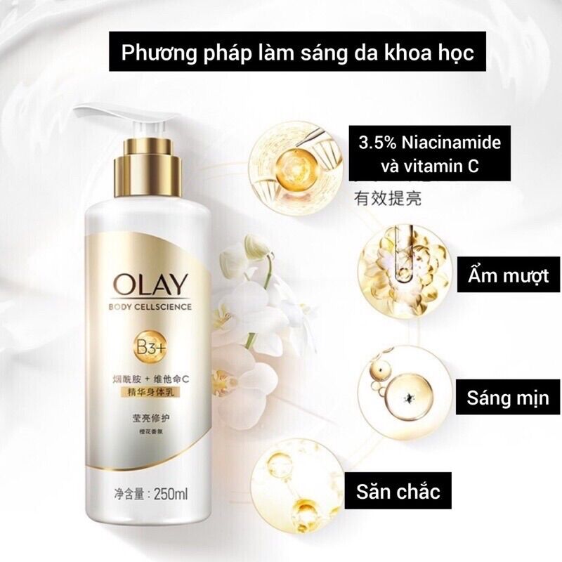 Sữa tắm dưỡng trắng da Olay B3 vitamin C