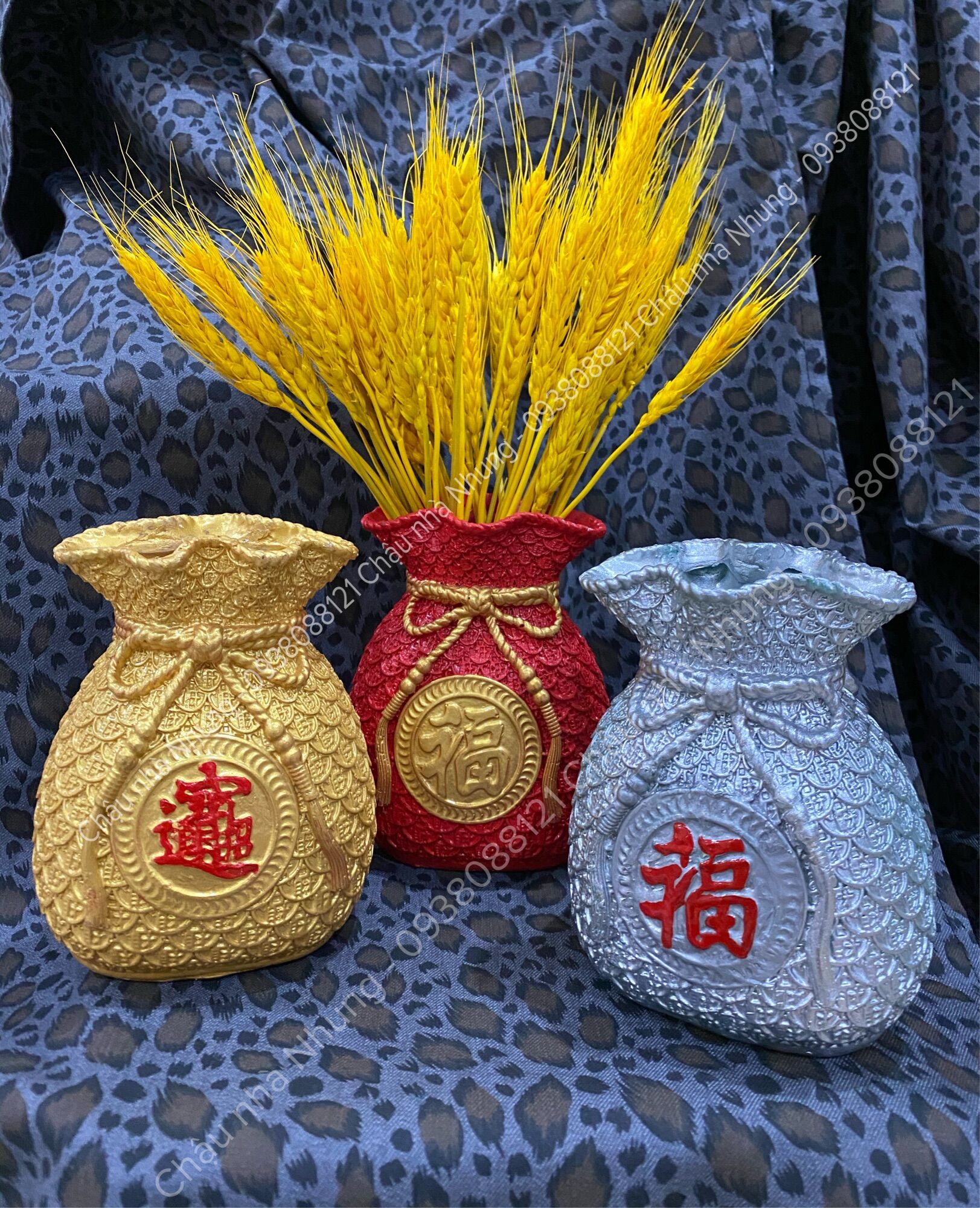 Chậu hoa hình túi tiền phong thủy dùng làm quà tặng , đủ 3 màu . hình thật của shop 🌟