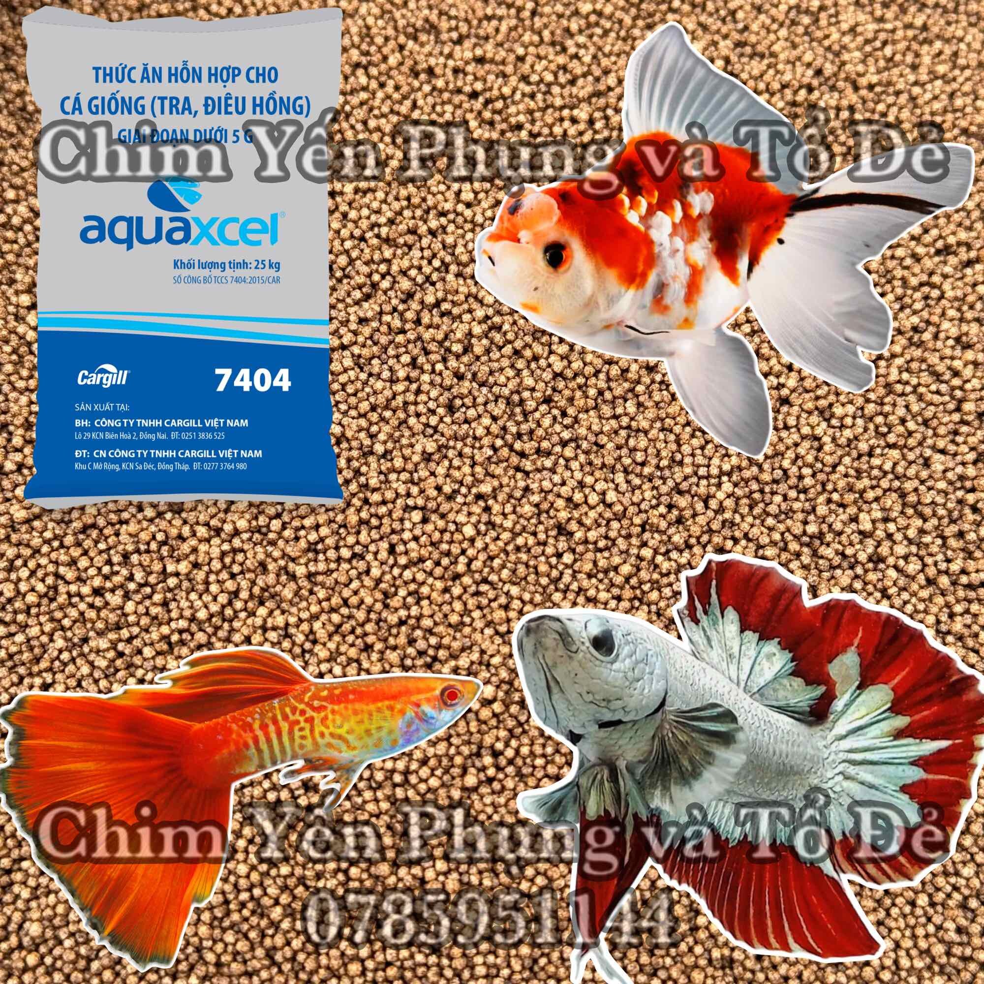Cám cá Cargill 7404S 0,5mm viên nổi dùng làm thức ăn cá vàng, bảy màu, betta..