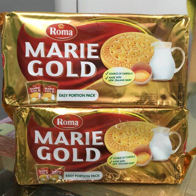 Bánh quy sữa Roma Marie Gold 240g xuất xứ Indonesia