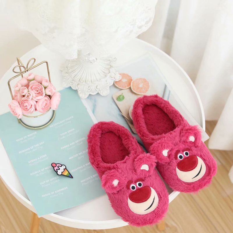 Dép Gấu dâu Lotso đi trong nhà siêu Cute