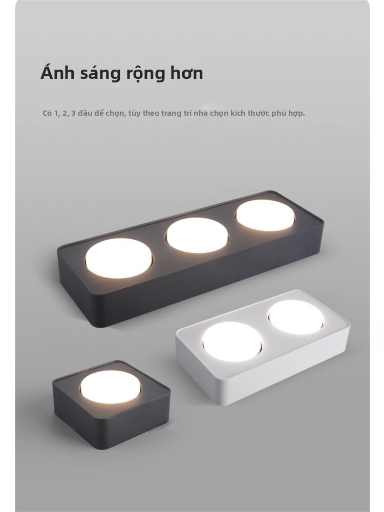 Đèn Chiếu Sáng Trần LED Thiết Kế Mới Nhất Quang Phổ Toàn Diện