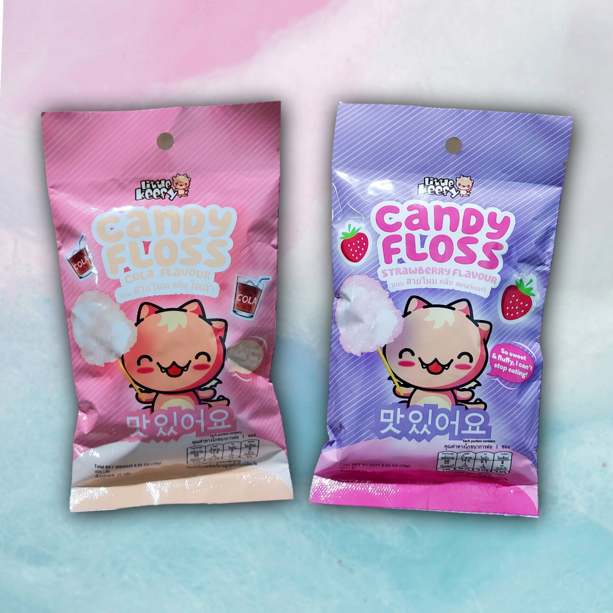 Kẹo bông gòn Candy Floss 15g Sản xuất tại Indonesia